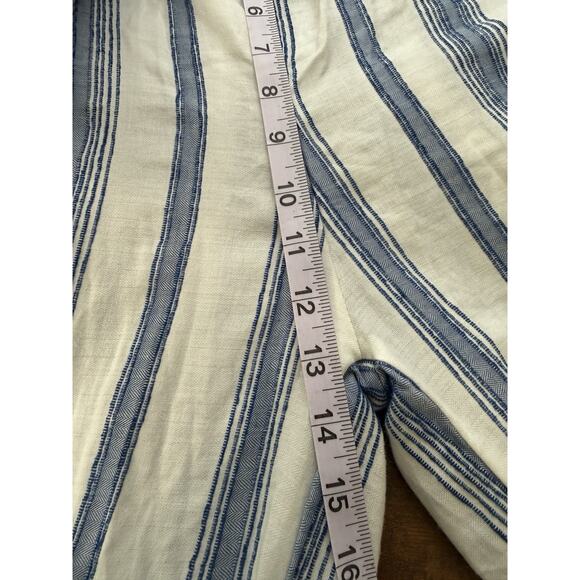Angie Pants Women’s Small Boho Striped Pull On Wide Leg Lightweight Cotton New - Picture 6 of 7